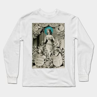 Holy Queen in the Middle Ages Long Sleeve T-Shirt